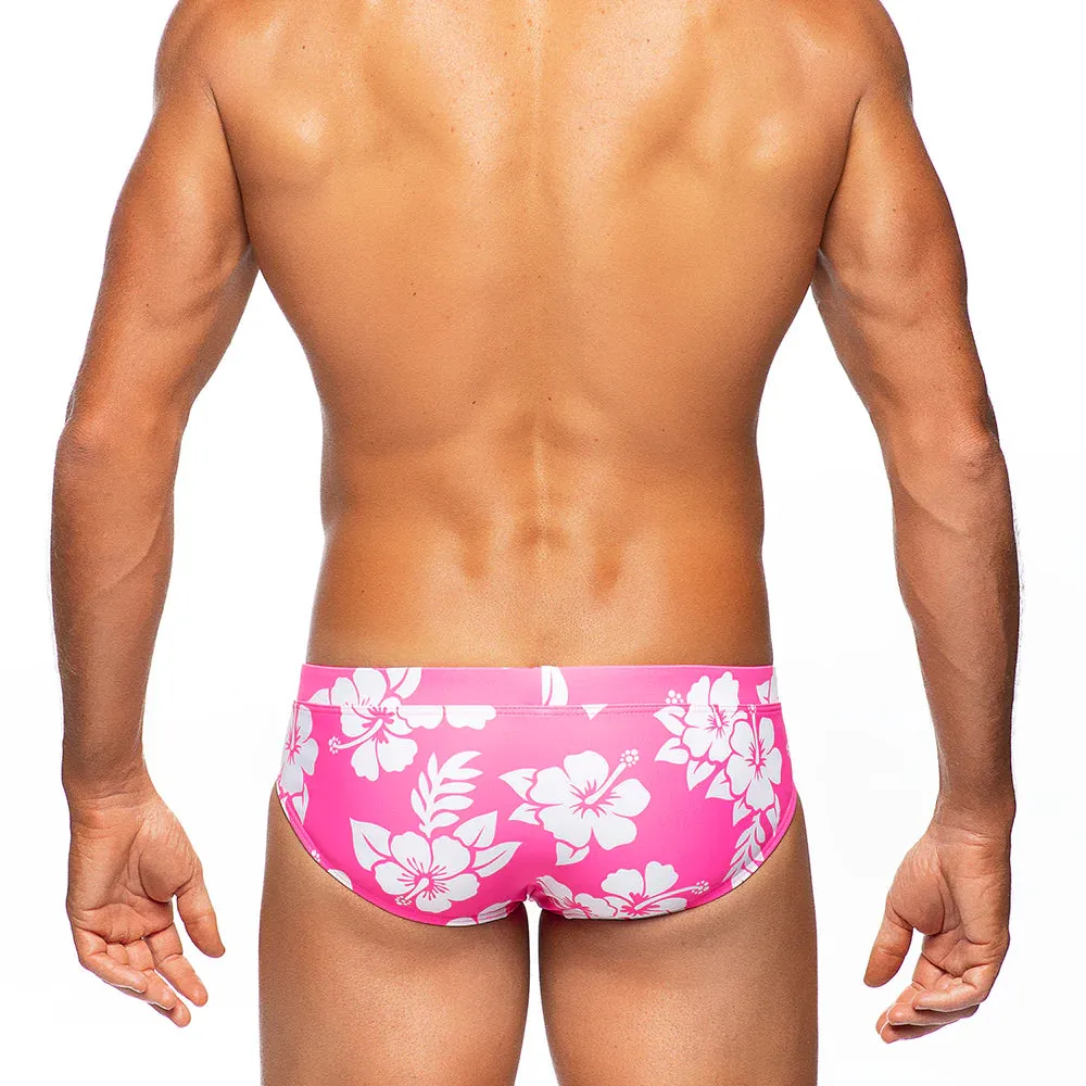 Aloha Lo Rise Swim Brief (Pink)