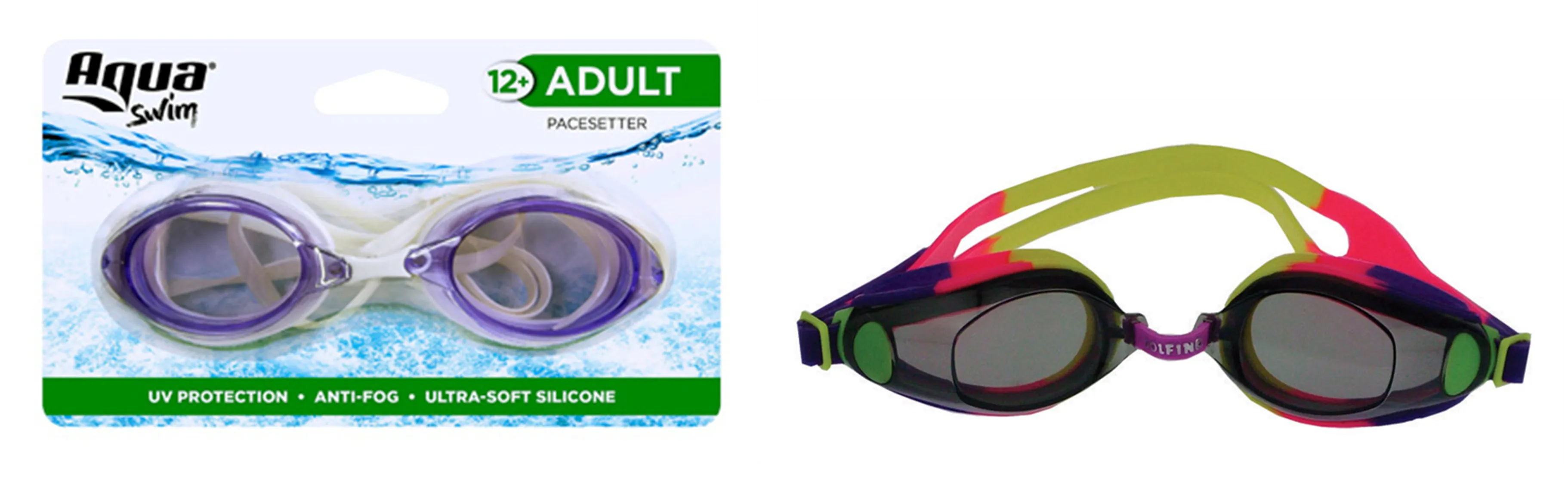 Aqua Swim Adult Pacesetter Swim Goggles