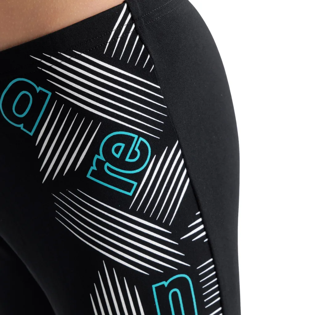 Arena Boy's Swim Jammer - Graphic Black