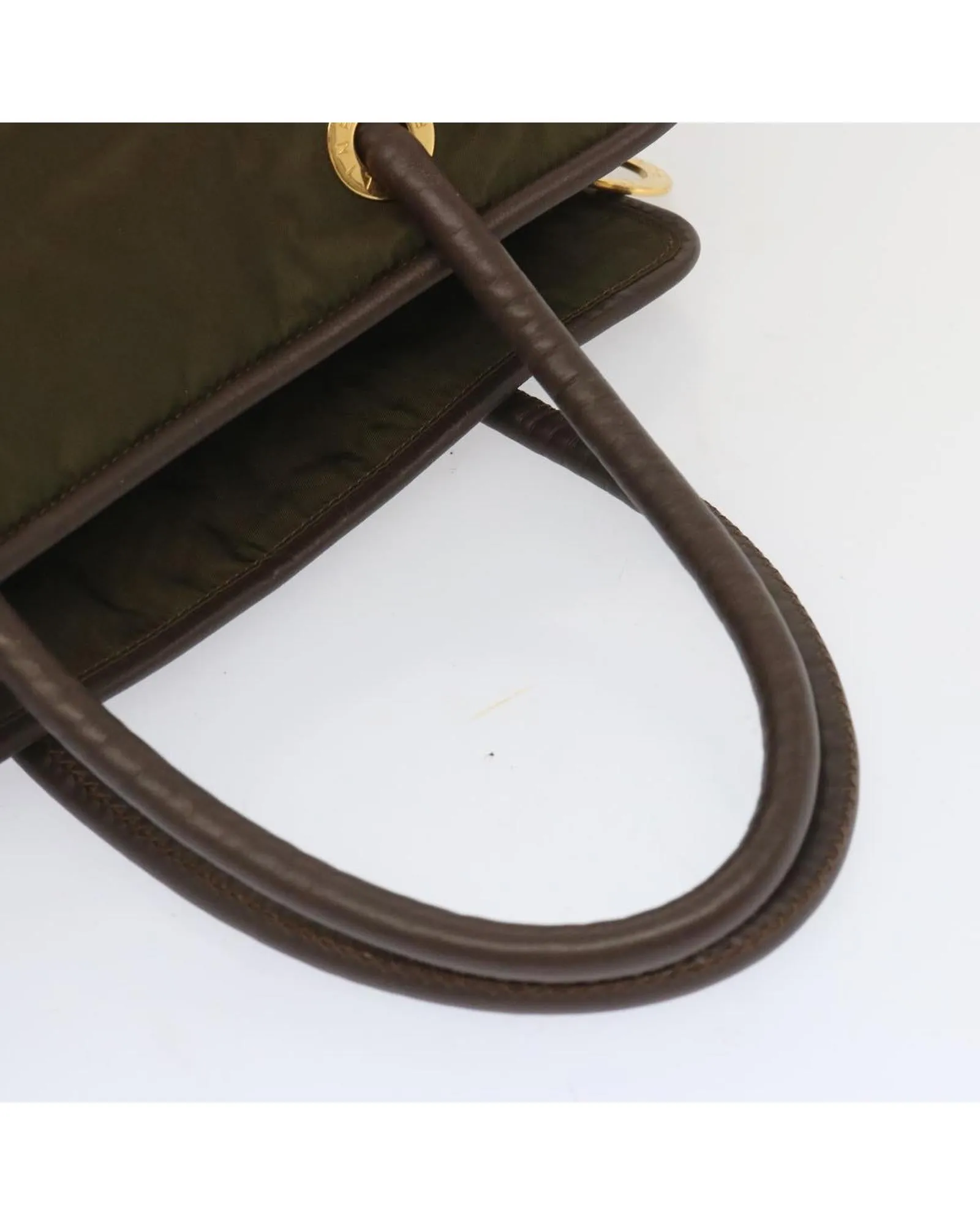 Authentic Khaki Nylon Tote Bag