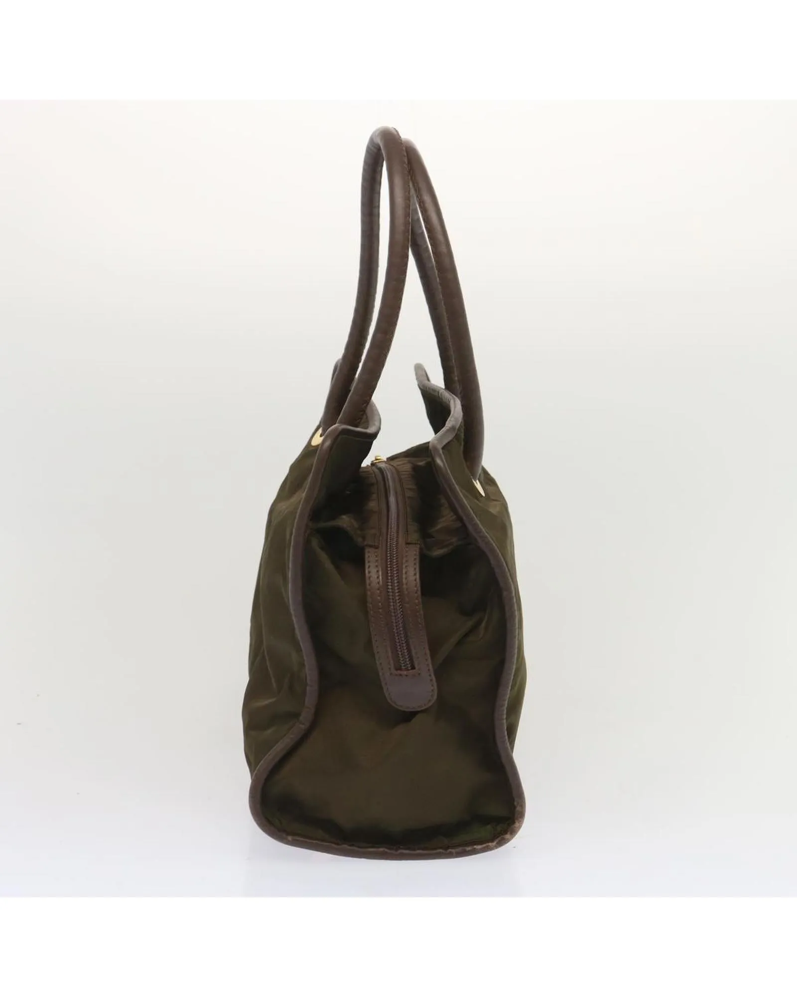 Authentic Khaki Nylon Tote Bag