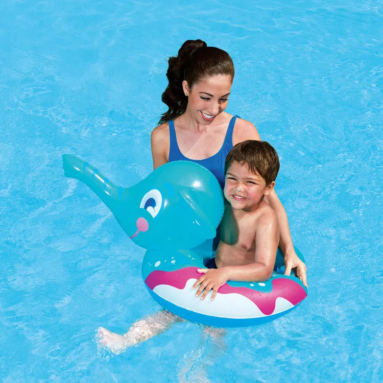 Bestway Baby Elephant Water Spray Children's Swimming Ring Suitable for 3-6 Years Old Swimming Armbands Underarm Swimming Ring