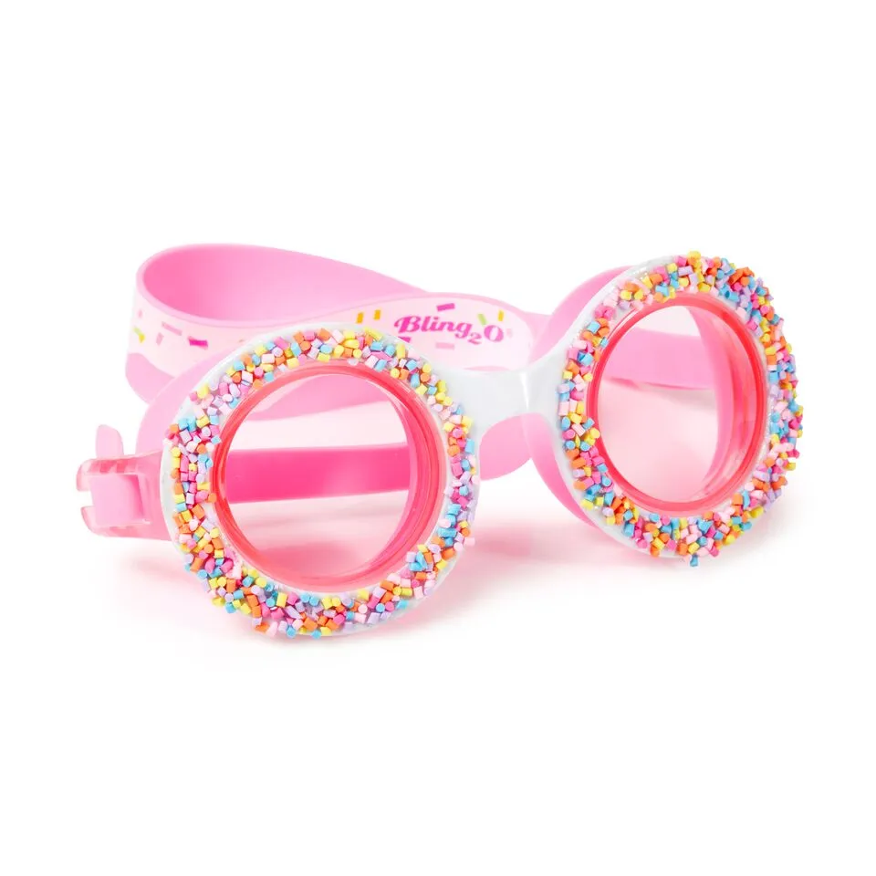 Boston Creme Pink Do Nuts 4 U Kids' Swim Goggles