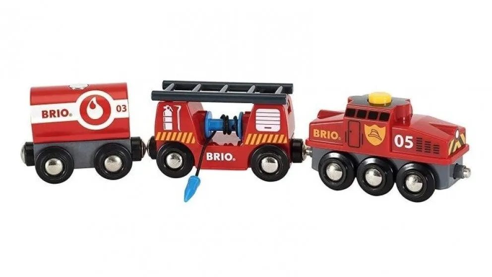 BRIO RESCUE FIRE FIGHTING TRAIN