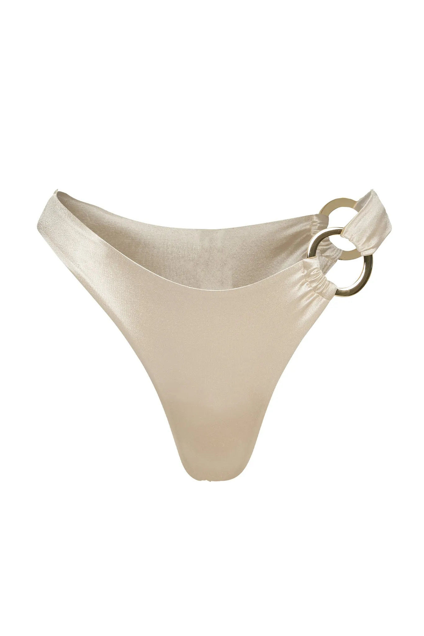 Bronte Bottom - Champagne Shiny Jersey