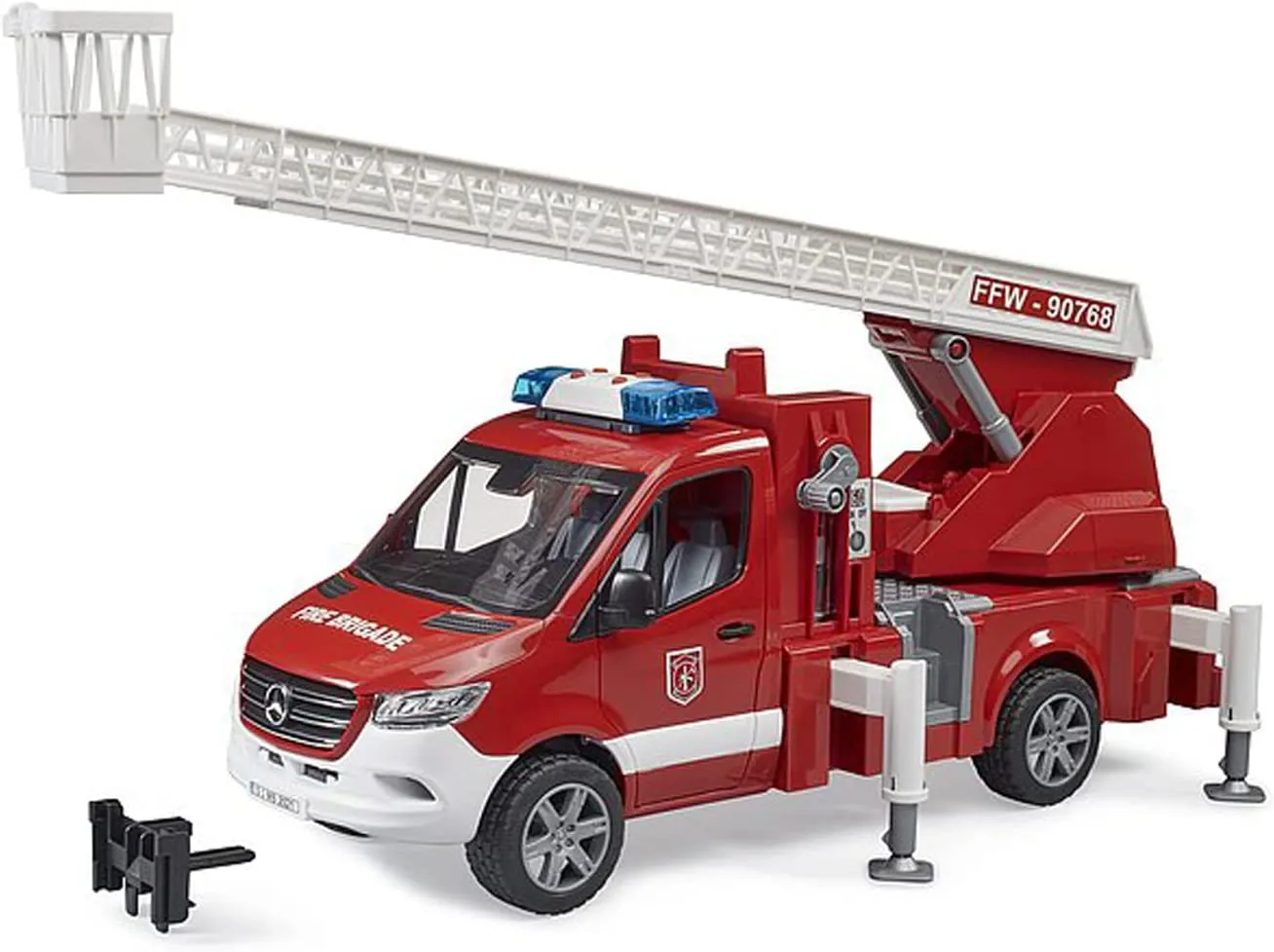 Bruder MB Sprinter Fire Engine w Ladder Water Pump & L/Smodule