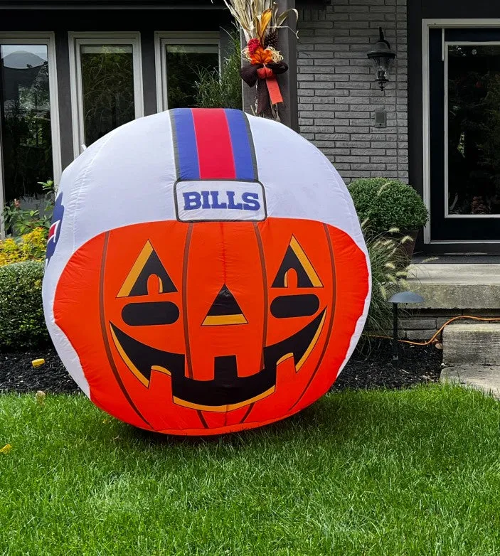 Buffalo Bills Light-Up Inflatable 4ft Pumpkin