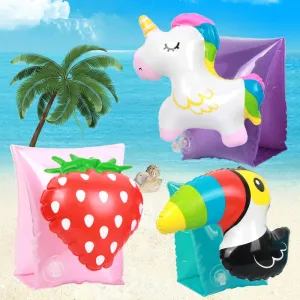 Child Cartoon Swim Pool Swimming Arm Ring Safety Training Beach unicorn Arm Circle Float Ring