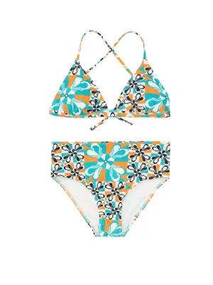 CHILLHANG Original Flower Print Bikini Set 2 Piece Swimsuit