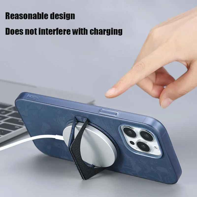 Elegant Magnetic Ring Phone Holder Case