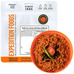 Expedition Foods Freeze-Dried Meal Chilli Con Carne with Rice 450kcal