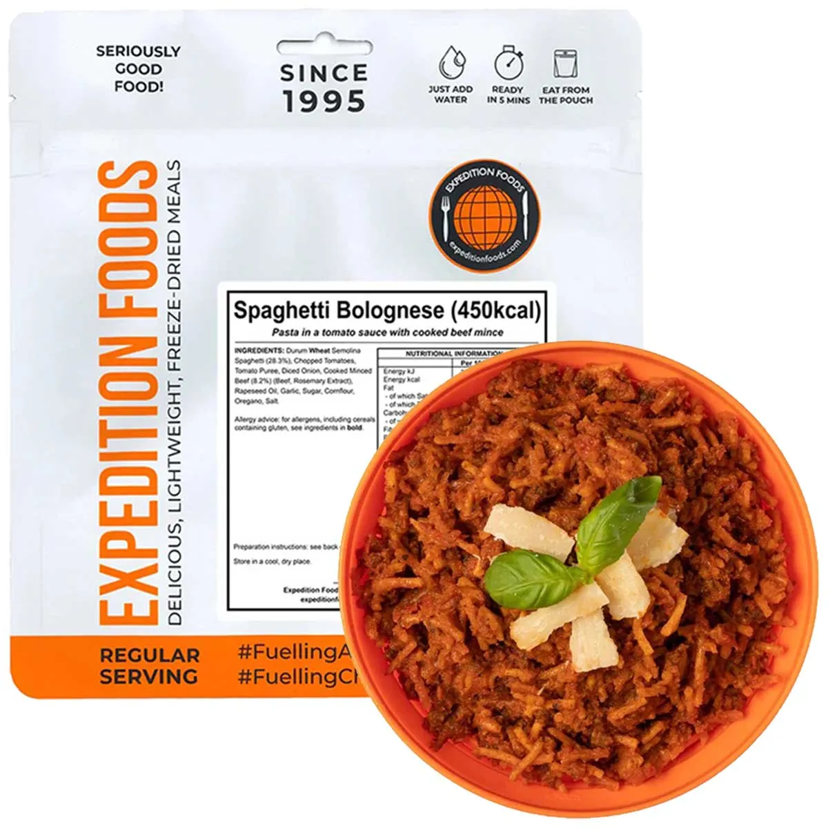 Expedition Foods Freeze-Dried Meal Spaghetti Bolognese 450kcal