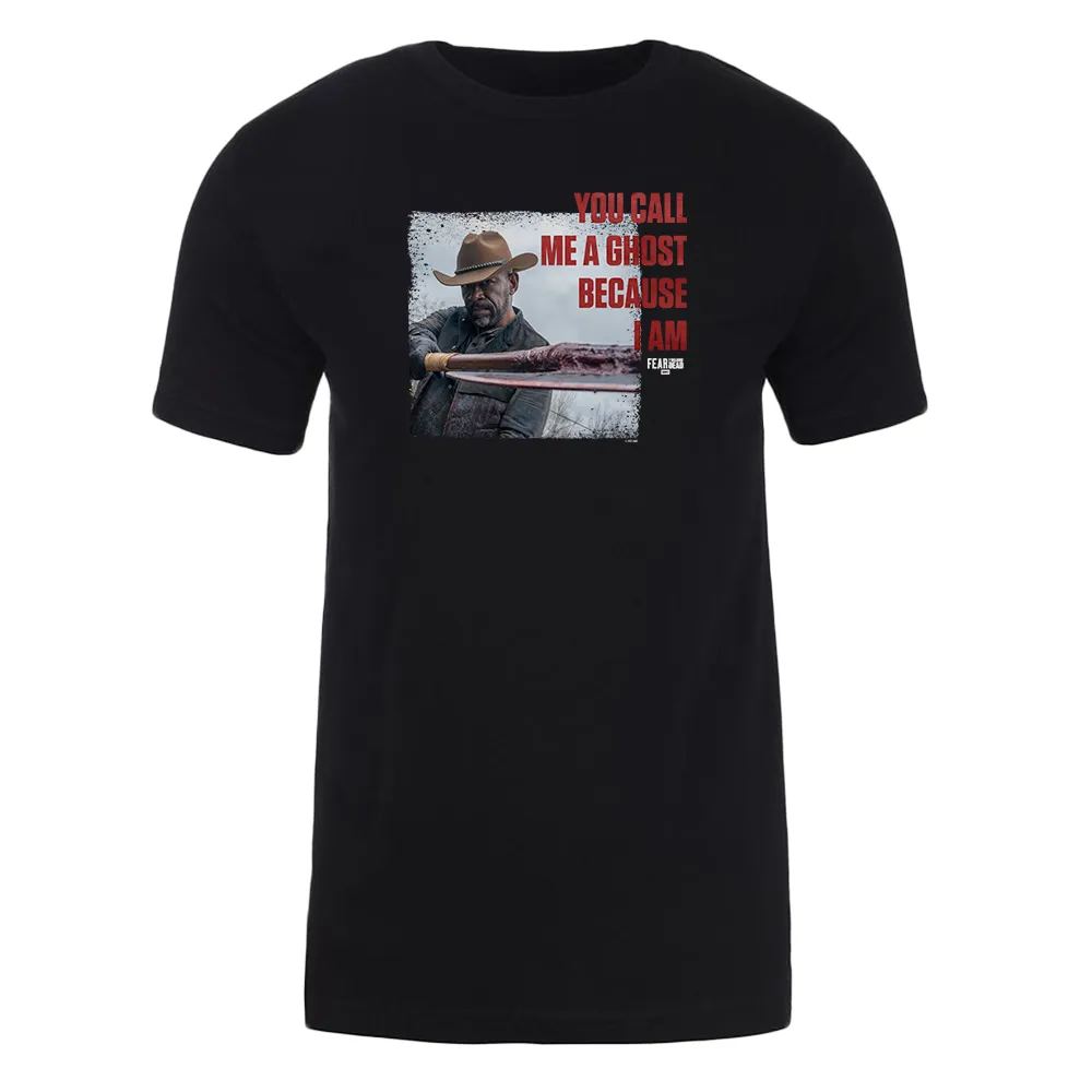 Fear The Walking Dead Morgan Call Me A Ghost Adult Short Sleeve T-Shirt