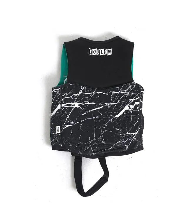 Follow Grommy Junior Life Vest (2024) - Black/White