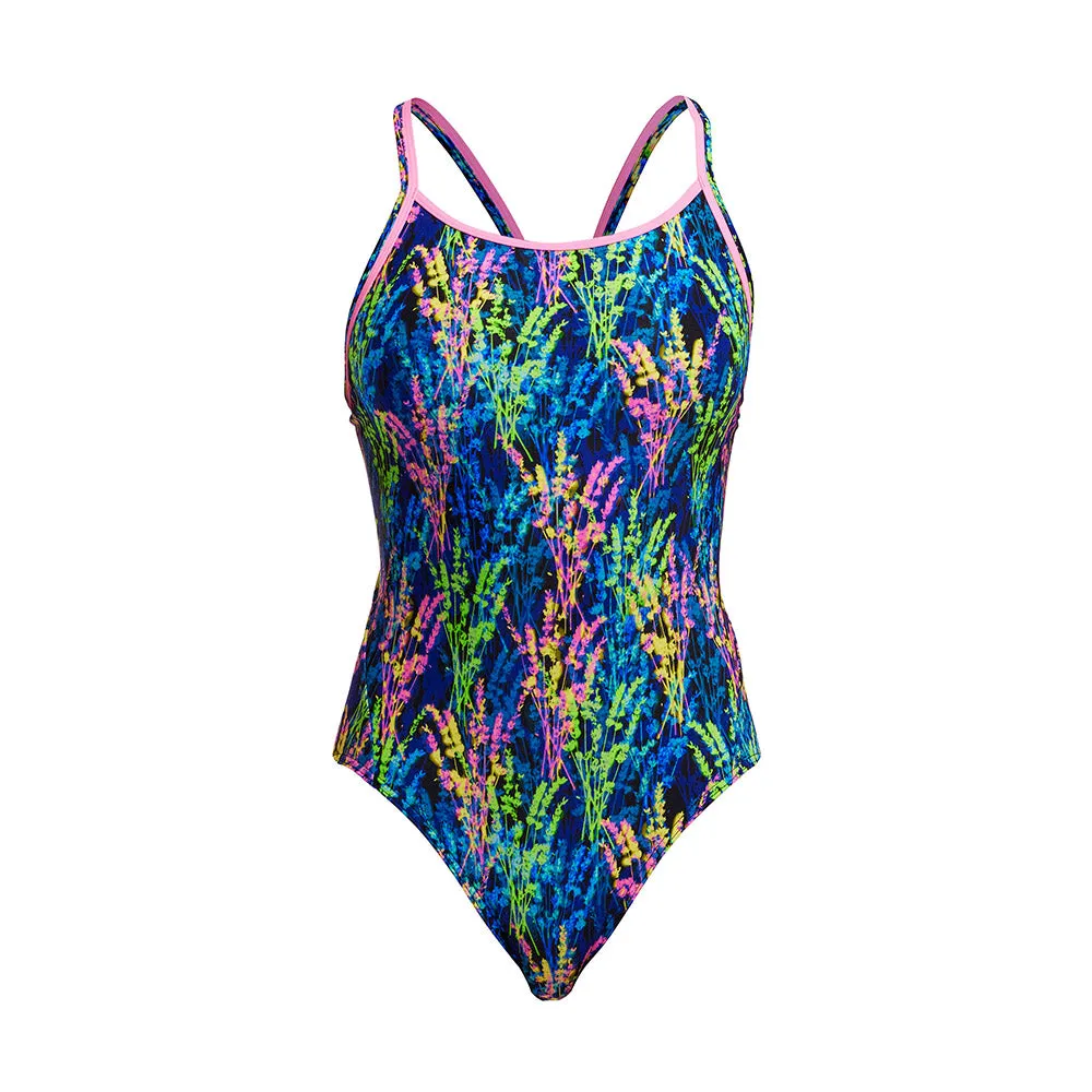 Funkita Ladies Midnight Meadow Diamond Back One Piece