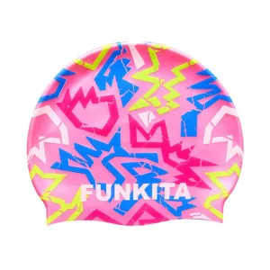 Funkita Silicone Swim Cap-ROCK STAR