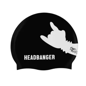 Funky Silicone Swim Cap-Headbanger