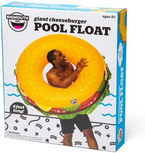 Giant Cheeseburger Pool Float