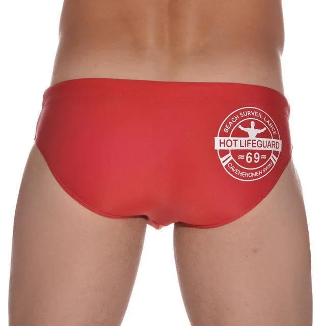 Hot Lifeguard Swim Briefs For Men