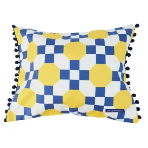 Inflatable Beach Pillow - Retro Tile