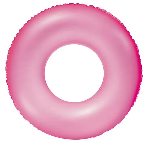 Inflatables and Floats Bestway 36" Frosted Neon Swim Ring, Age 10 