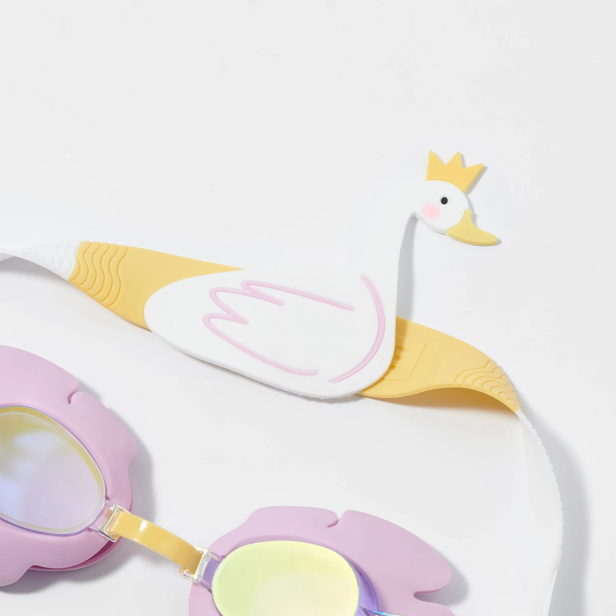 Kids Swim Goggles | Princess Swan Multi