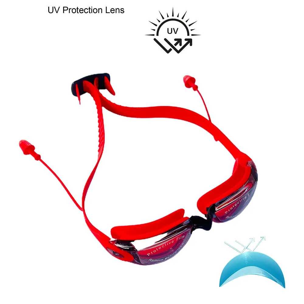 Little Surprise Box X Factor V protected Unisex Swimming Goggles with attached Ear Plugs for Teens