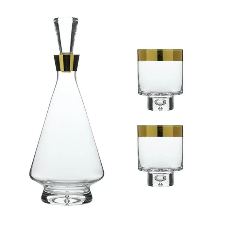 LUXURY GOLD WHISKEY SET OF 3