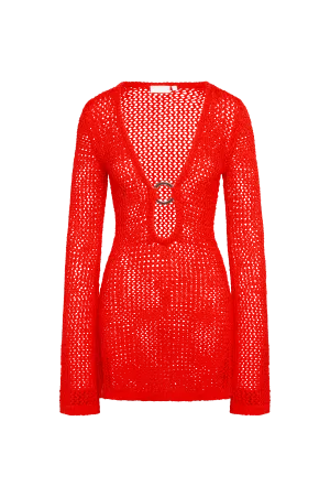 Montego Mini Dress - Chili Pepper Petit Crochet