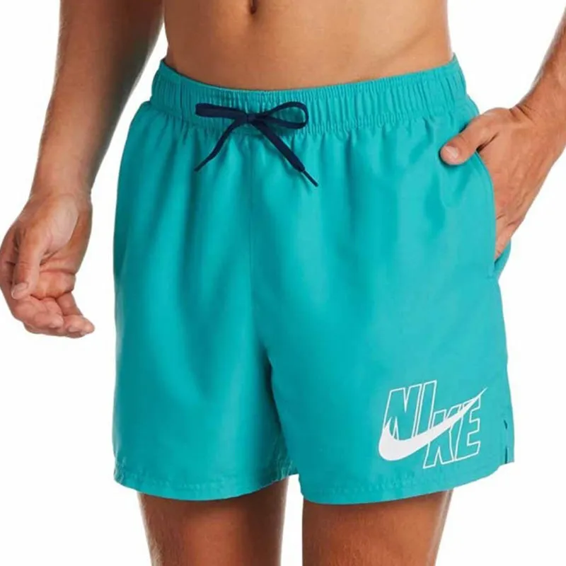 Nike - Logo Lap 5" Volley Short (Oracle Aqua)