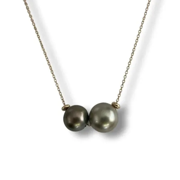 Paige Layne Black Tahitian South Sea Pearl Necklaces