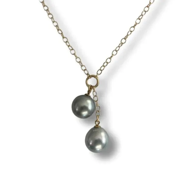 Paige Layne Black Tahitian South Sea Pearl Necklaces