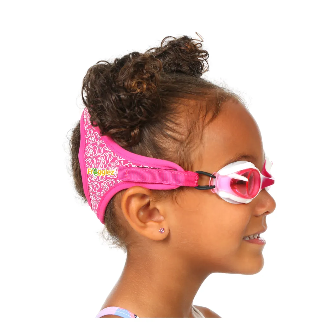 Pink Frogz Kids Swim Goggles