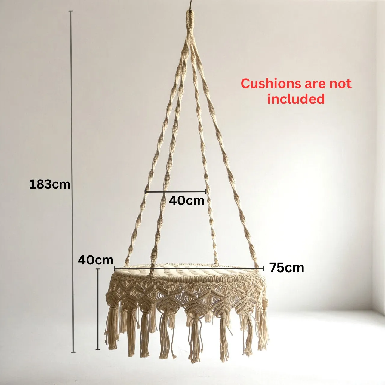 Premium Luxury Macrame Swing Hammock