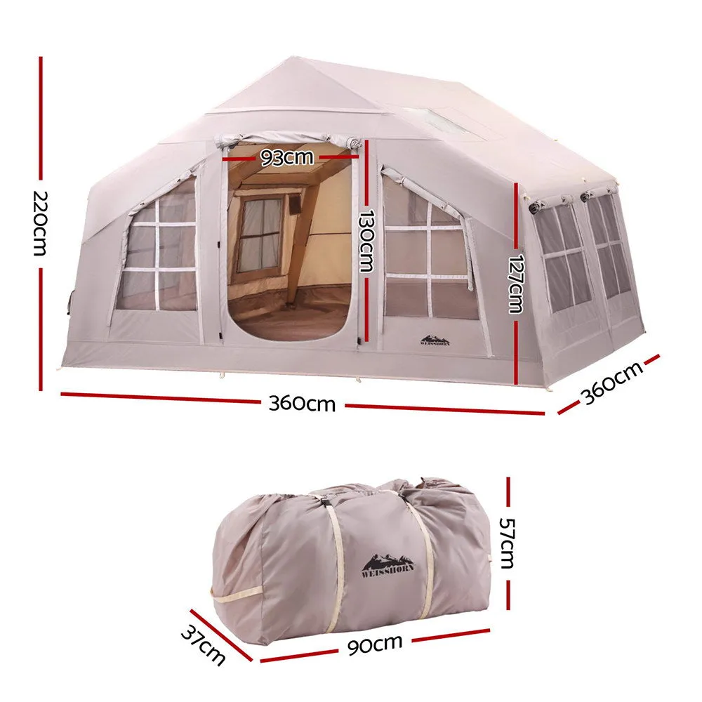 PU3000 Water-resistant 6 Person Beach Tent - Weisshorn