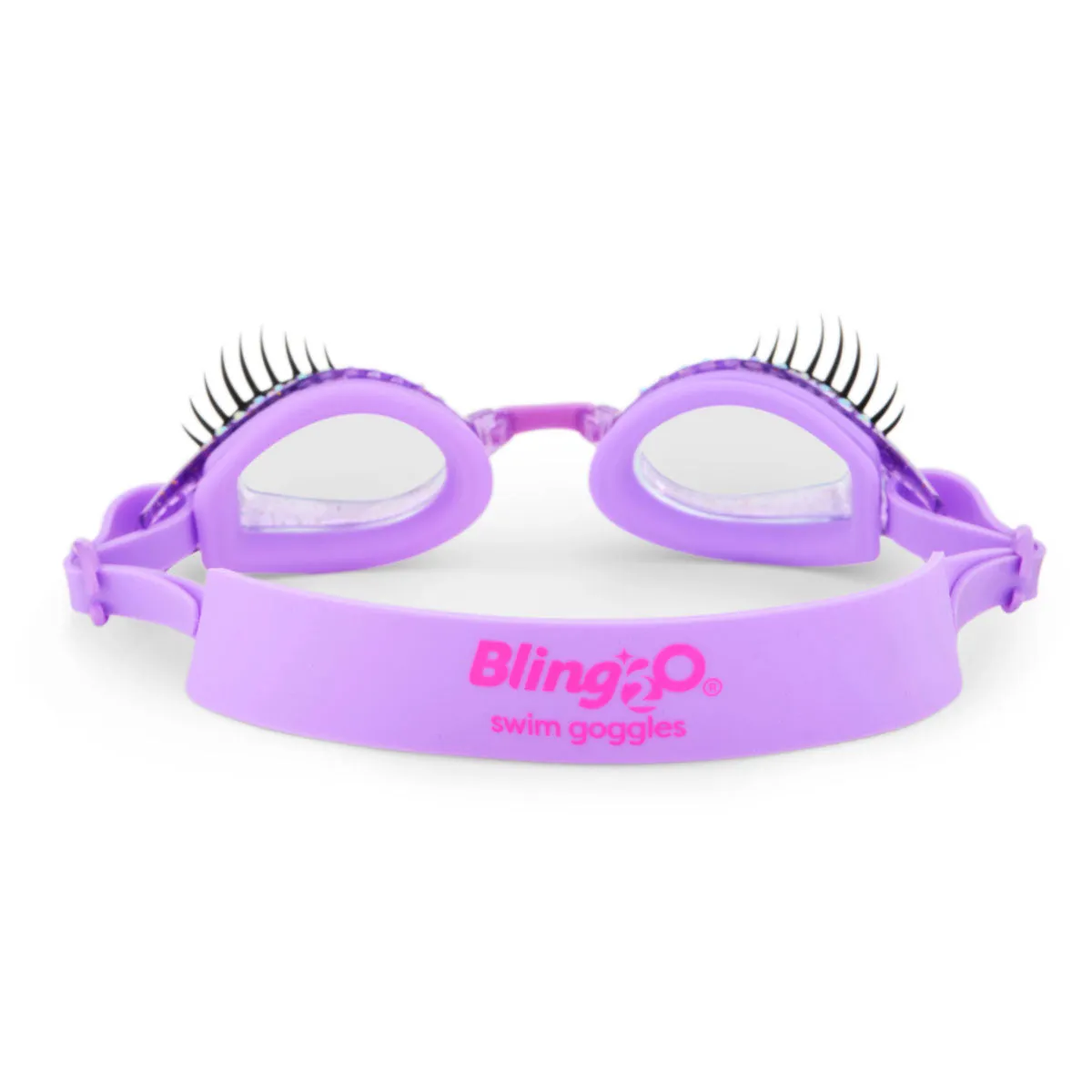 Purple Nail Polish Splash Lash Kids' Swim Goggles