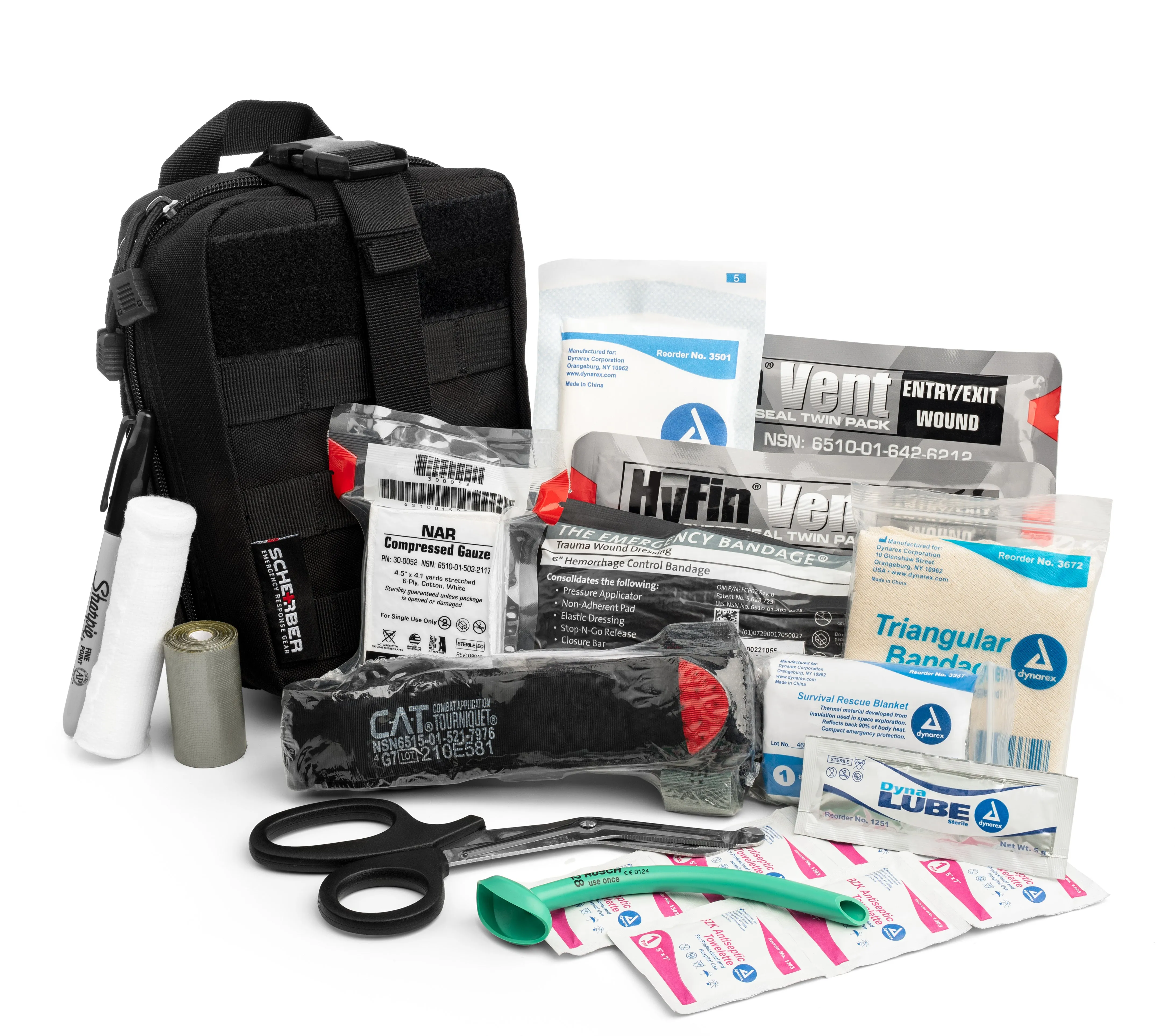 Scherber Premium IFAK Kit Trauma Pack - Fully Stocked