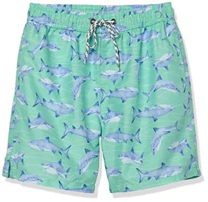 Snapper Rock Boys Minty Shark Volley Board Short (SALE)