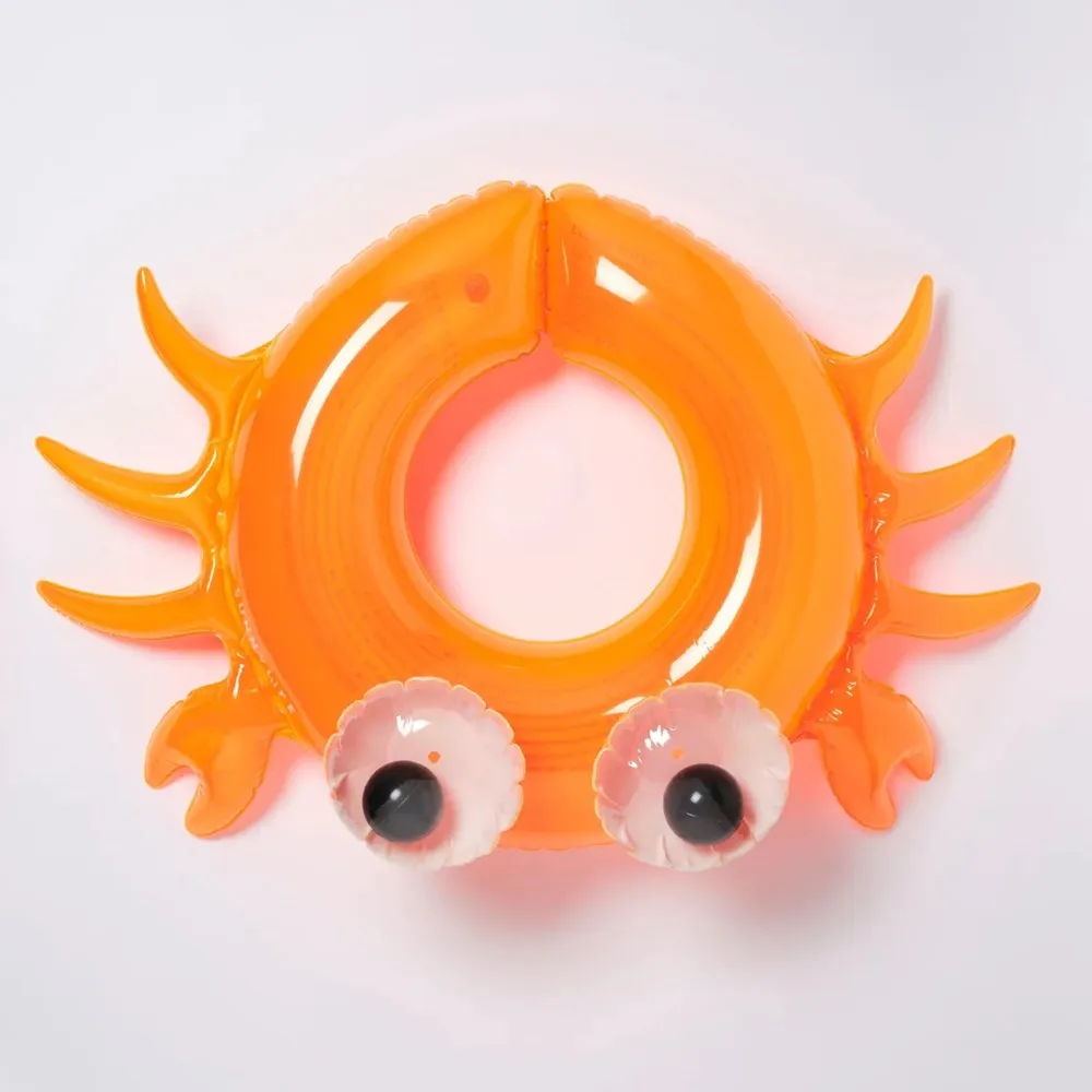 Sunnylife: Kiddy Pool Ring Sonny the Sea Creature Neon Orange