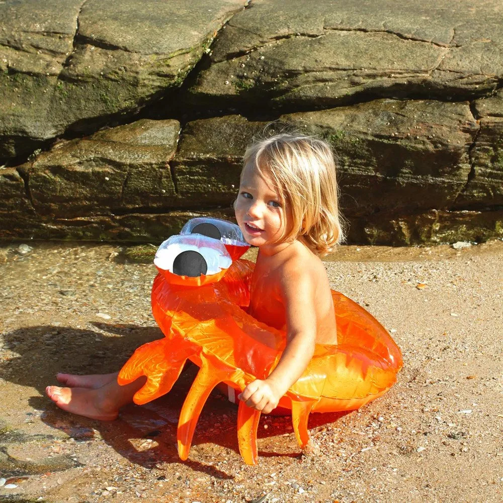 Sunnylife: Kiddy Pool Ring Sonny the Sea Creature Neon Orange