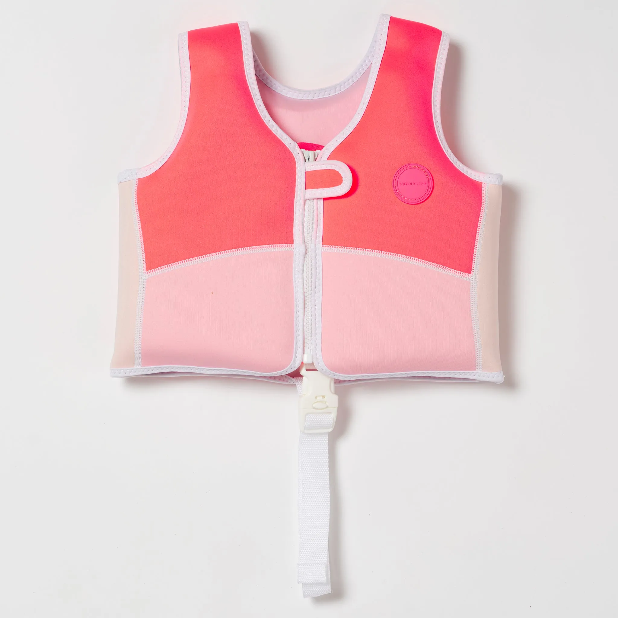 Swim Vest 2-3 | Melody the Mermaid Neon Strawberry