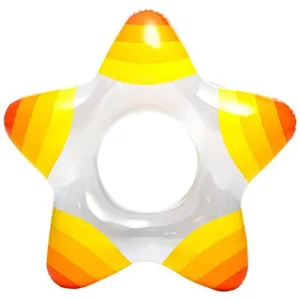 Swimming Pool Big Inflatable Star Shaped Rings - Fun Water Activities for Kids