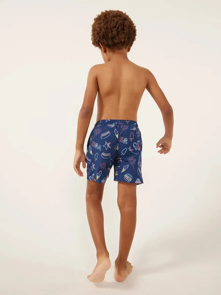 The Lil Americanas (Toddler Classic Swim Trunk)